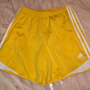 3/$15 Adidas vintage yellow shorts